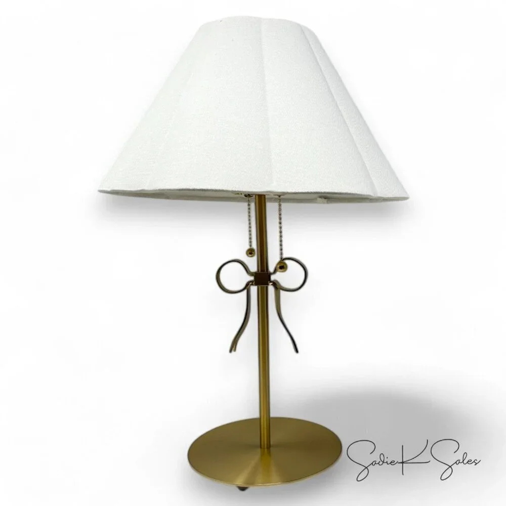 Stick Lamp with Bow Brass - Threshold Studio McGee Target Spring 2025 New in Box